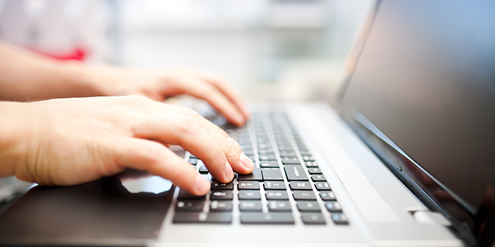 PC work. Photo: Colourbox.