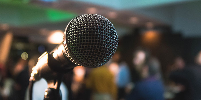 Microphone. Photo: Kane Reinholdtsen on Unsplash.